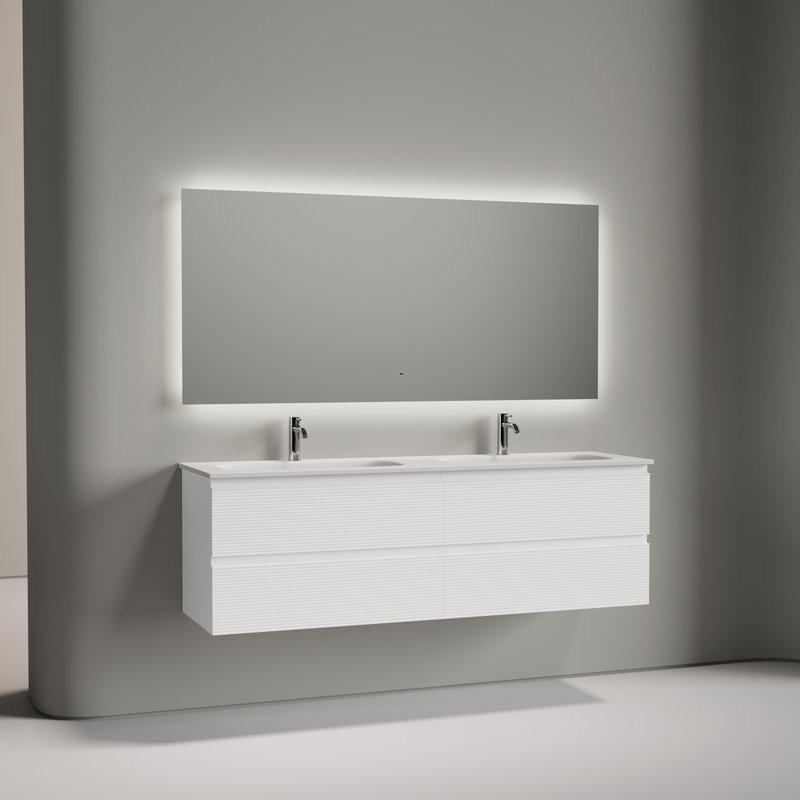 Мебель для ванной комнаты Sancos Folk 160 подвесная, bianco, раковина CN7023