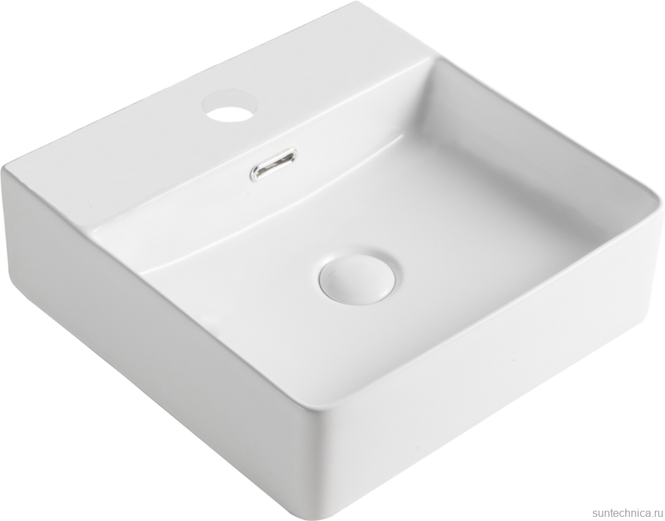 Мебель для ванной комнаты Orange Line 60 подвесная, 2 ящика, матовая черная с раковиной B04-405W