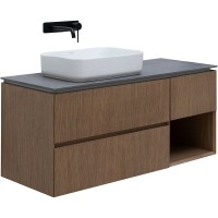 Тумба под раковину Allen Brau Infinity 120 L подвесная, дуб