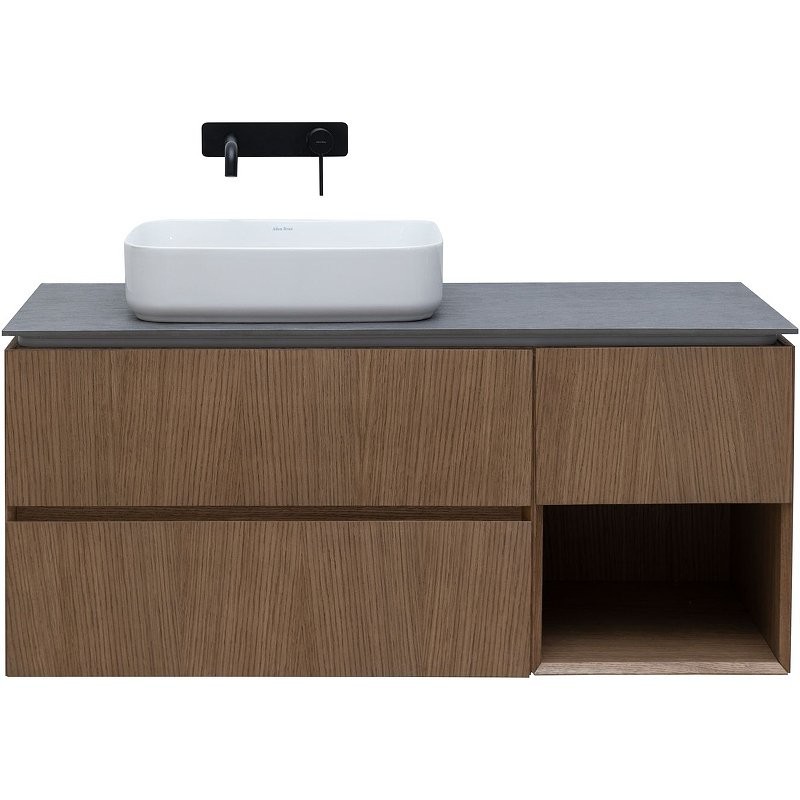 Тумба под раковину Allen Brau Infinity 120 L подвесная, дуб