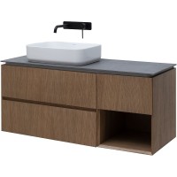 Тумба под раковину Allen Brau Infinity 120 L подвесная, дуб