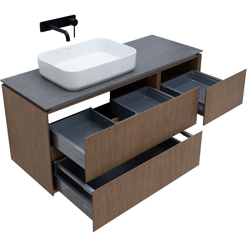 Тумба под раковину Allen Brau Infinity 120 L подвесная, дуб