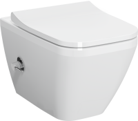 Унитаз подвесной VitrA Integra Square 7082B003-7209 с функцией биде и встроенным смесителем