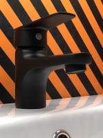 Смеситель для раковины Orange Loop M26-021B черный