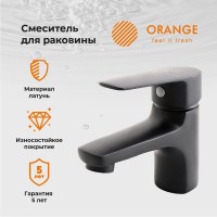 Смеситель для раковины Orange Loop M26-021B черный