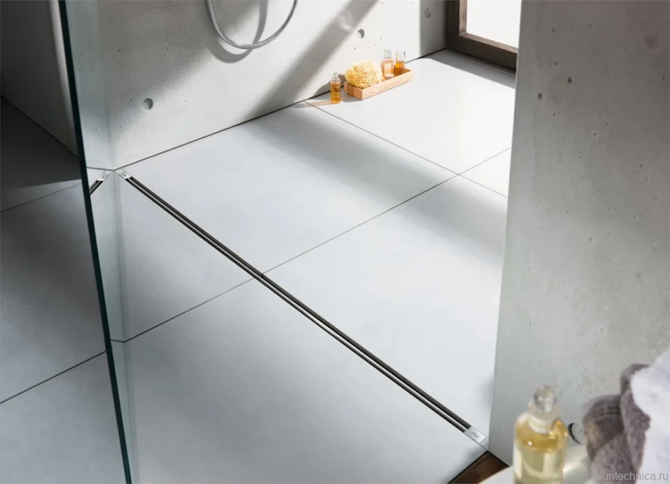 Душевой трап (лоток) Viega Advantix Vario Set 704360 с решеткой и опорами