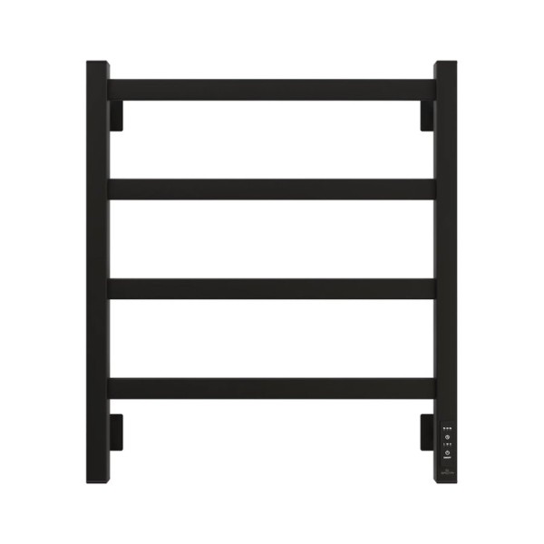 Полотенцесушитель электрический Grota Soffi K RAL9005 EL 53х60, матовый черный