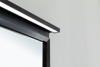 Зеркало Allen Brau Priority 100 с подсветкой, черный браш