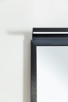 Зеркало Allen Brau Priority 100 с подсветкой, черный браш