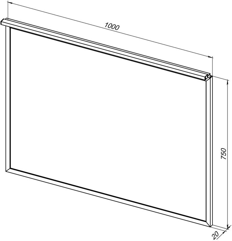 Зеркало Allen Brau Priority 100 с подсветкой, черный браш