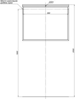 Зеркало Allen Brau Priority 100 с подсветкой, черный браш