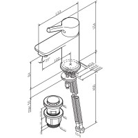 Смеситель для раковины AM.PM X-Joy F85A82100