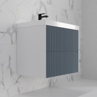 Мебель для ванной комнаты Style Line Стокгольм 70 подвесная, графит софт
