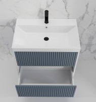 Мебель для ванной комнаты Style Line Стокгольм 70 подвесная, графит софт
