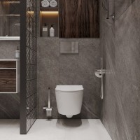 Унитаз подвесной STWORKI Ларвик 5512 безободковый, с микролифтом