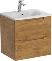 Тумба с раковиной BelBagno Etna 39 50 rovere nature, раковина BB-8099-3-50