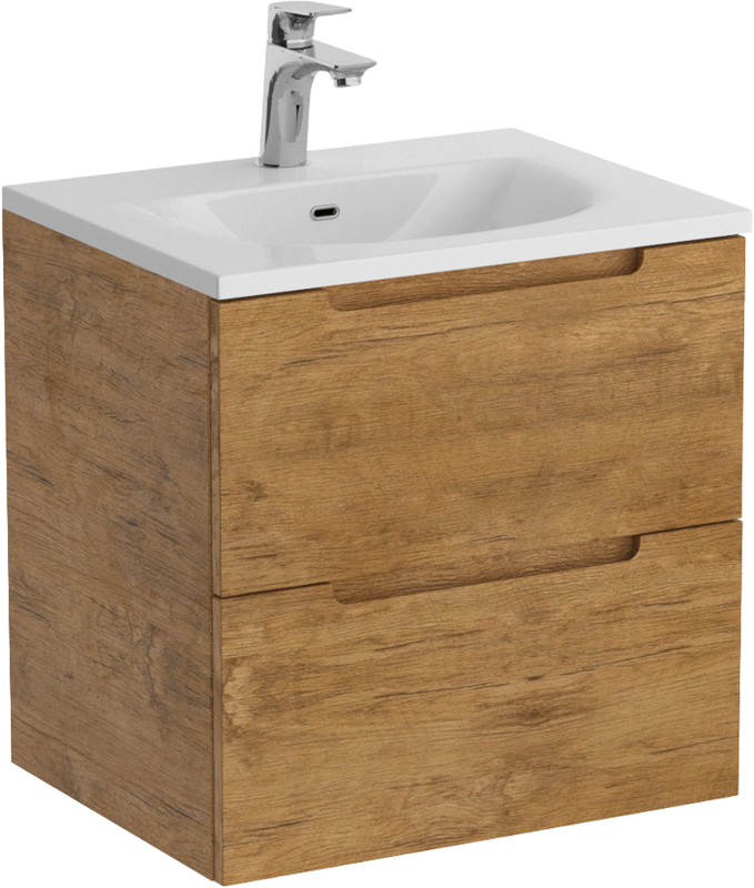 Тумба с раковиной BelBagno Etna 39 50 rovere nature, раковина BB-8099-3-50