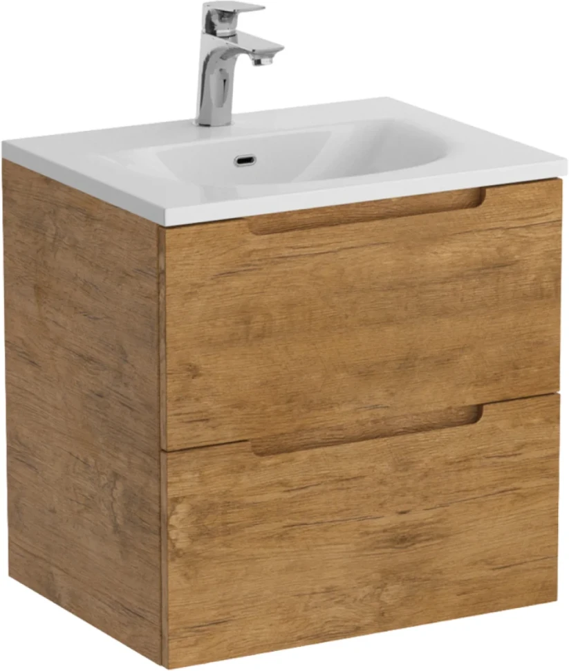 Тумба с раковиной BelBagno Etna 39 50 rovere nature, раковина BB-8099-3-50
