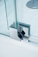Душевой уголок Cezares Slider A 2 100/110 C Cr профиль хром, стекло прозрачное