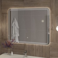 Зеркало Cezares Duet 90х80, с подсветкой