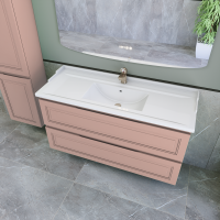 Тумба с раковиной Caprigo Wales 120 пудра