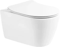 Унитаз подвесной BelBagno Marino BB105CHR безободковый, крышка BB2034SC с микролифтом