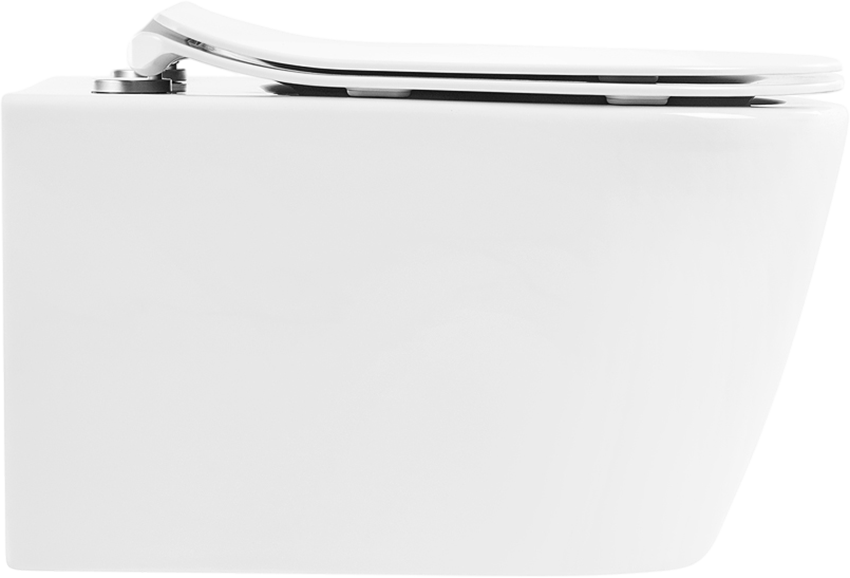 Унитаз подвесной BelBagno Marino BB105CHR безободковый, крышка BB2034SC с микролифтом