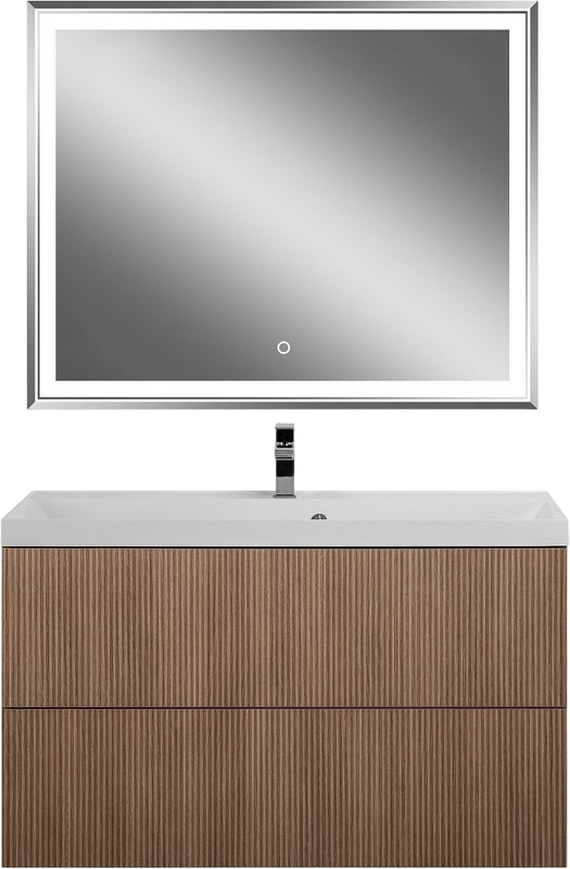 Мебель для ванной комнаты Art&Max Verona-Push 100 подвесная, kadena wood