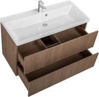 Мебель для ванной комнаты Art&Max Verona-Push 100 подвесная, kadena wood