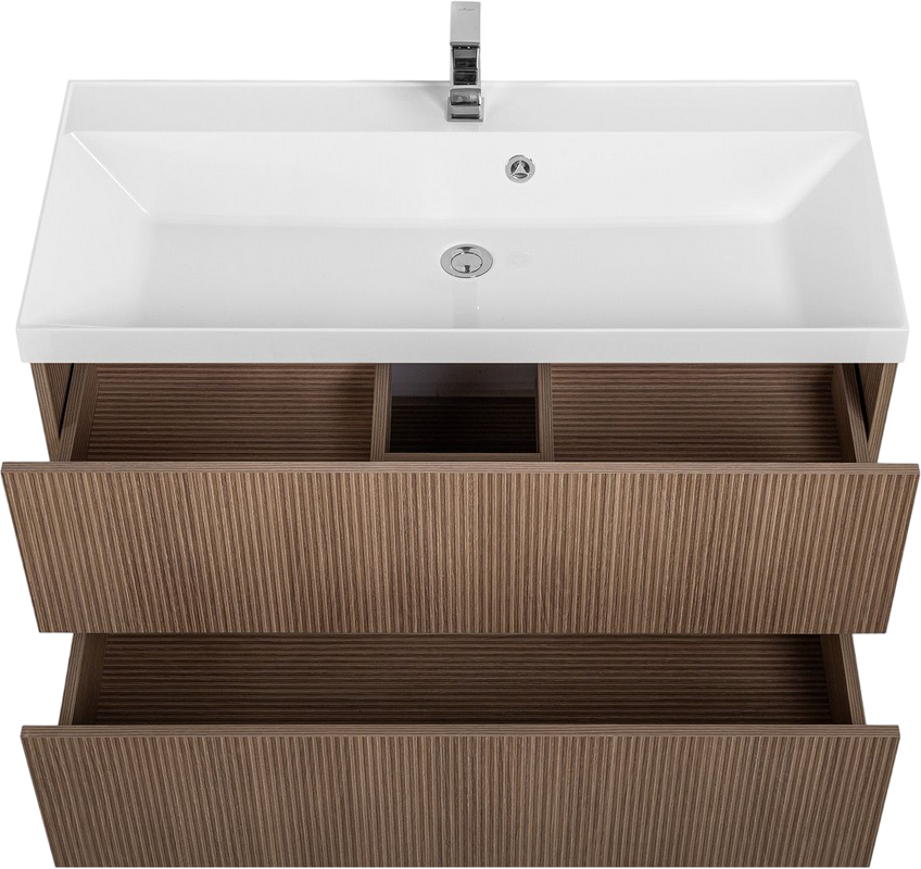 Мебель для ванной комнаты Art&Max Verona-Push 100 подвесная, kadena wood