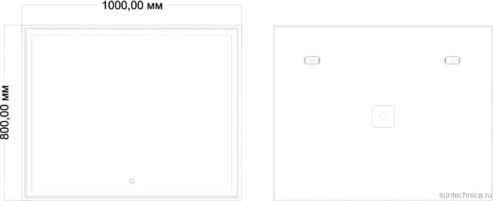 Мебель для ванной комнаты Art&Max Verona-Push 100 подвесная, kadena wood