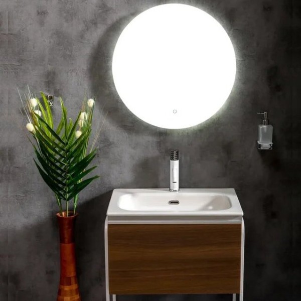 Мебель для ванной комнаты Armadi Art Vallessi 60, дуб темный матовый фактурный