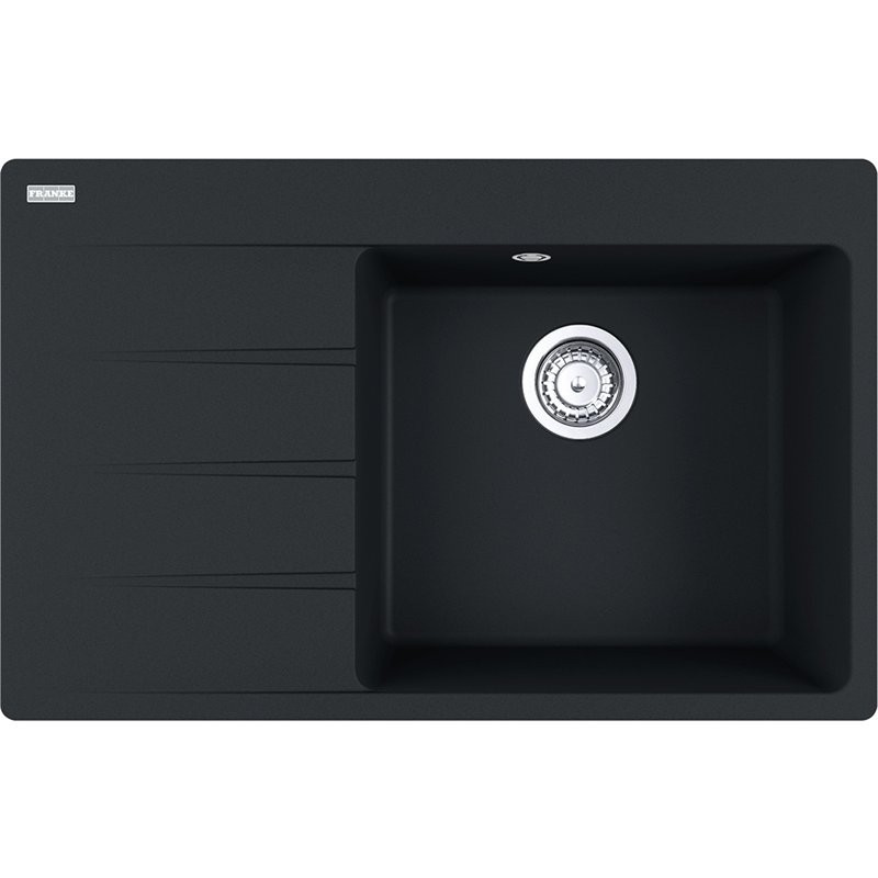 Мойка кухонная Franke Maris Centro CNG 611/211-78 TL матовая черная