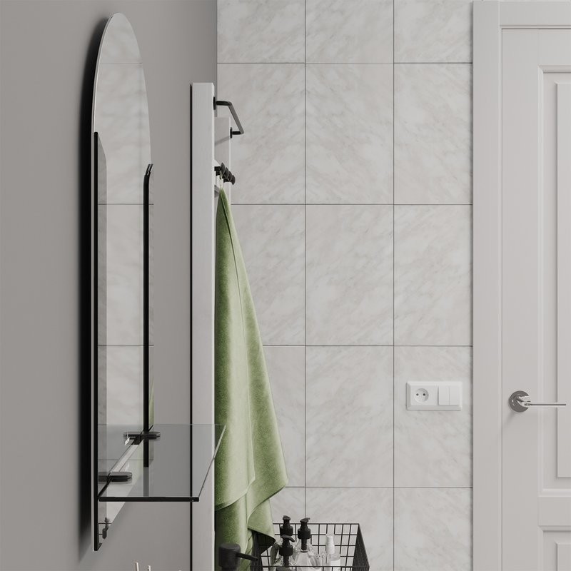 Зеркало MIXLINE "Муза" 390*580 (ШВ) с полкой (К)