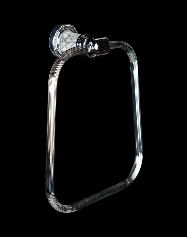 Полотенцедержатель Boheme Murano Cristal 10905-CRST-CH хром