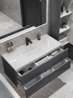 Мебель для ванной комнаты Grossman Луксор 100 матовый графит Мебель для ванной комнаты Grossman Луксор 100 матовый графит