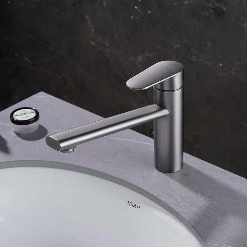 Смеситель для кухни AQUATEK Ника AQ1880BGM оружейная сталь