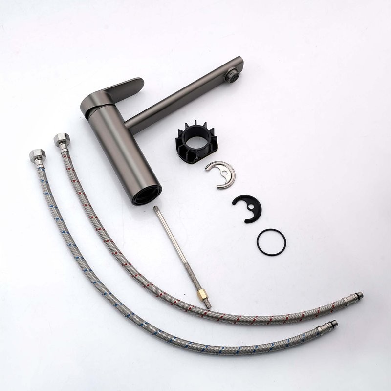 Смеситель для кухни AQUATEK Ника AQ1880BGM оружейная сталь