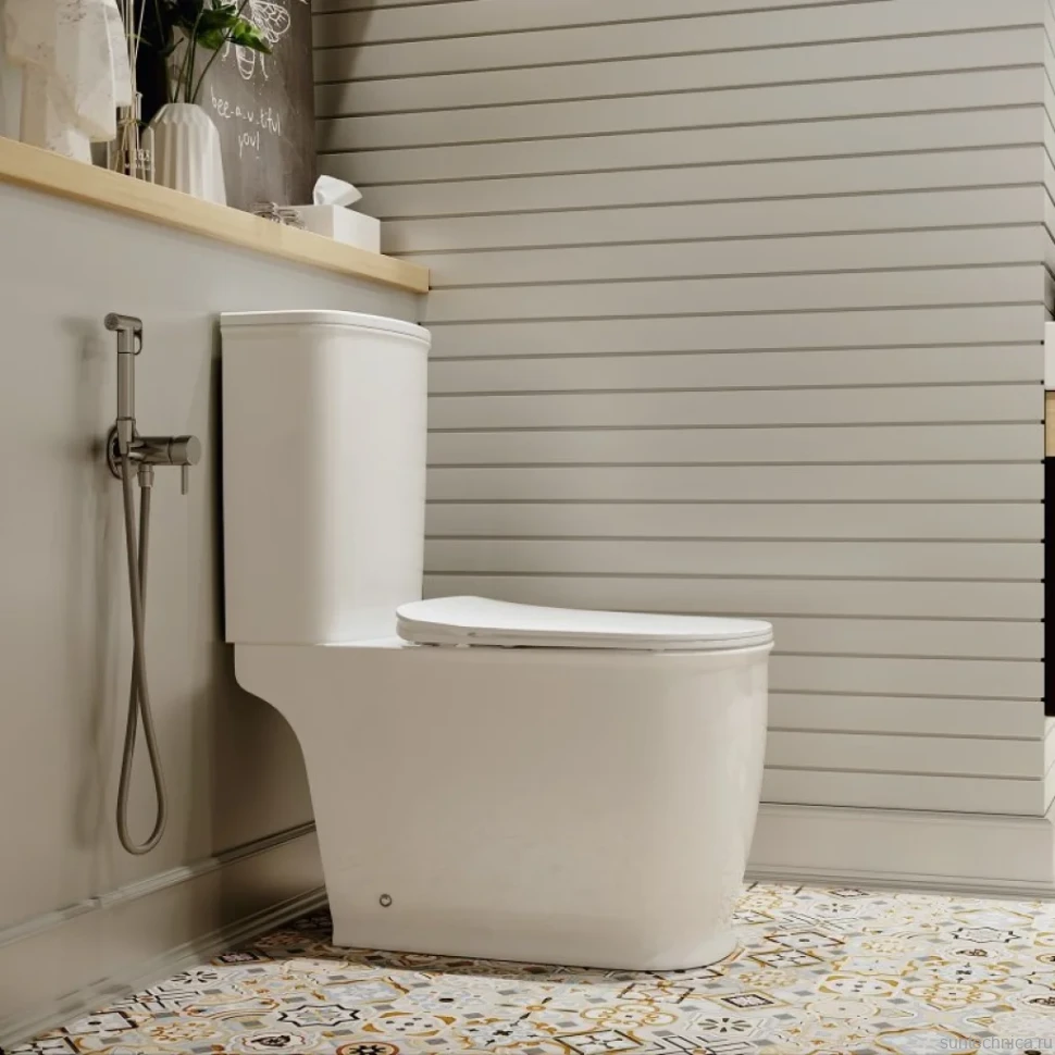 Унитаз-компакт напольный Lavinia Boho Bell Pro 3301001N с микролифтом