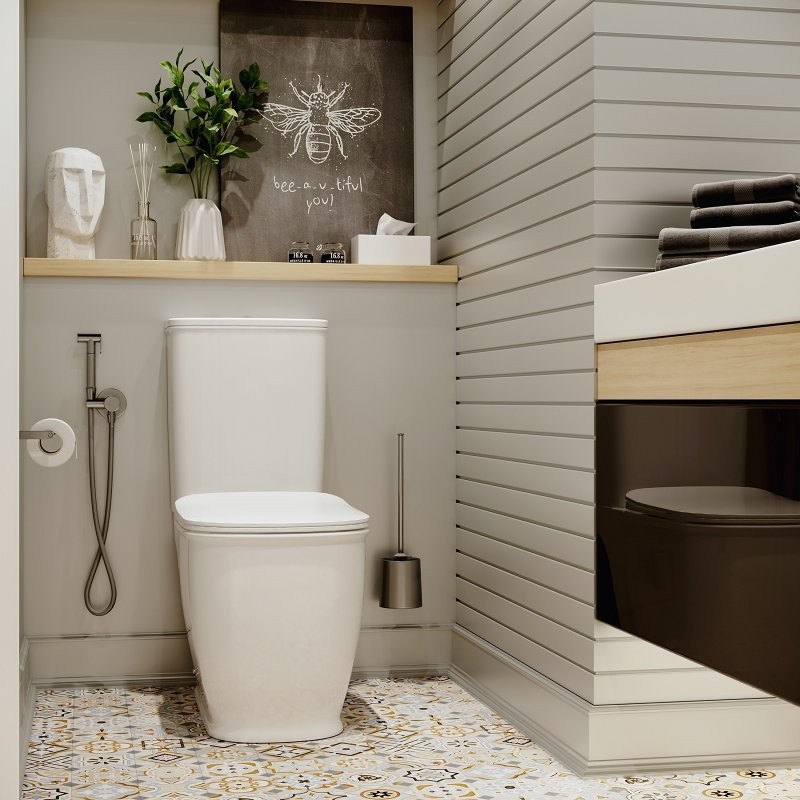 Унитаз-компакт напольный Lavinia Boho Bell Pro 3301001N с микролифтом