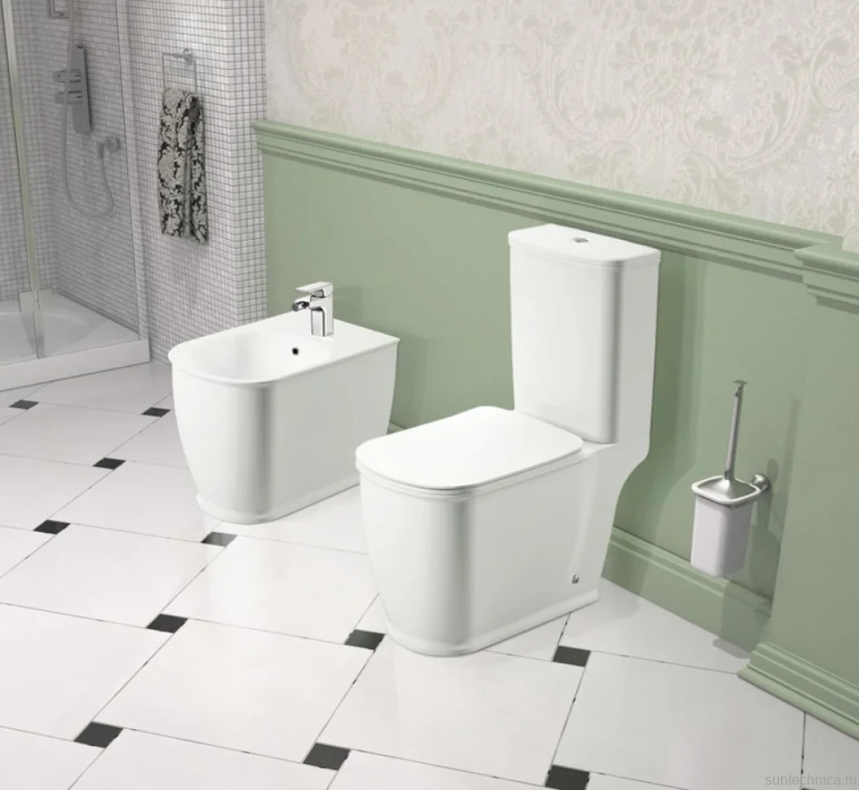 Унитаз-компакт напольный Lavinia Boho Bell Pro 3301001N с микролифтом