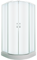 Душевой уголок Erlit Comfort ER0509-C3 90x90 с поддоном, матовое стекло