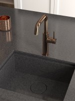Смеситель для кухни с фильтром для питьевой воды A8597, Розовое золото