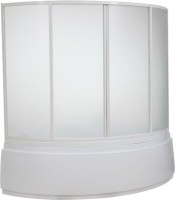 Шторка на ванну Bas Лагуна 4 ств., пластик