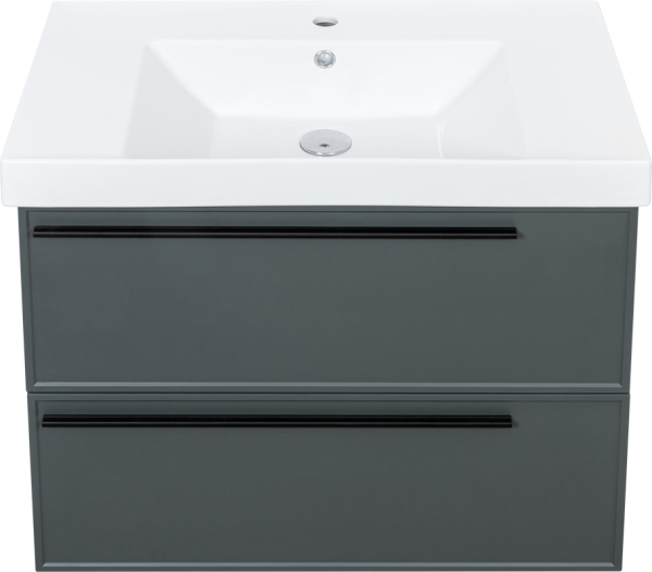 Тумба под раковину La Fenice Elba Twin 80 серая