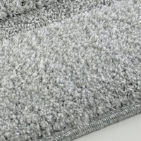 Коврик Migliore 31913 серый, окантовка серебро