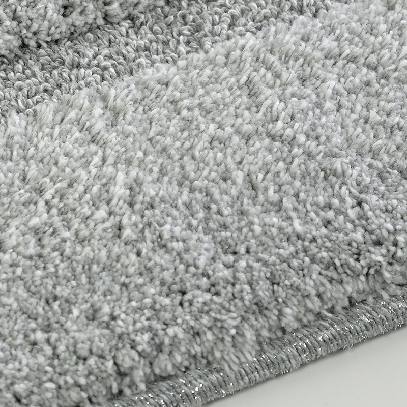 Коврик Migliore 31913 серый, окантовка серебро