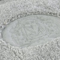 Коврик Migliore 31913 серый, окантовка серебро