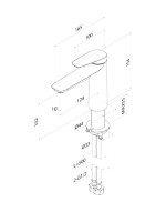 Смеситель для раковины IDDIS ZDXSB00i01 глянцевый хром