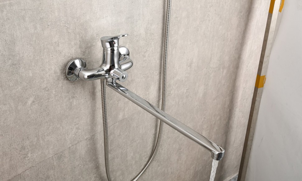 Смеситель с длинным изливом для ванны Frap H14 F2214-B